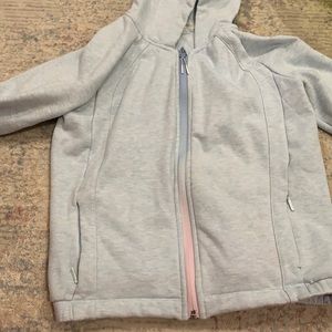 Light blue super cozy athlete sweatshirt